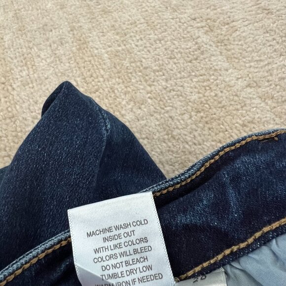 Vervet Emerson Blue Raw Hem Crop Skinny Jeans 20 - Picture 11 of 11